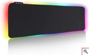 Αντιολισθητικό Gaming Mouse Pad Φωτιζόμενο με RGB LED 80x30cm Μαύρο