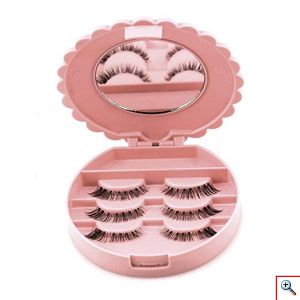 Θήκη με Καθρεφτάκι για Αποθήκευση Ψέυτικων Βλεφαρίδων - Magnetic Eyelash Case