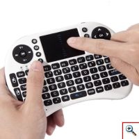 Mini Πληκτρολόγιο Wireless Touchpad I8 για PC, Google, Android TV BOX 