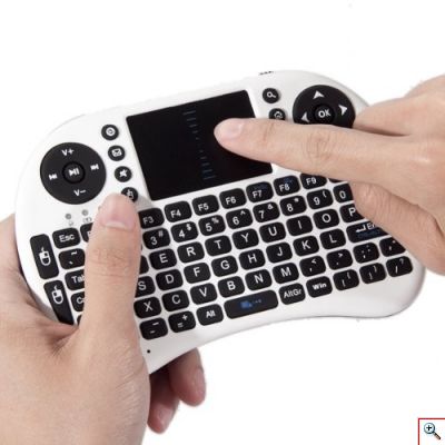 Mini Πληκτρολόγιο Wireless Touchpad I8 για PC, Google, Android TV BOX 
