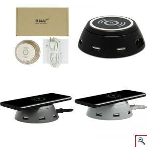 Ασύρματη Βάση Φόρτισης με 6 Θύρες USB - RNAI Wireless Charger 