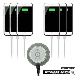 Ασύρματη Βάση Φόρτισης με 6 Θύρες USB - RNAI Wireless Charger 