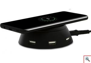 Ασύρματη Βάση Φόρτισης με 6 Θύρες USB - RNAI Wireless Charger 
