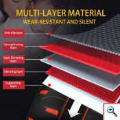 Ρόδα Εκγύμνασης Κοιλιακών - Abs Roller Μαύρο - Κόκκινο