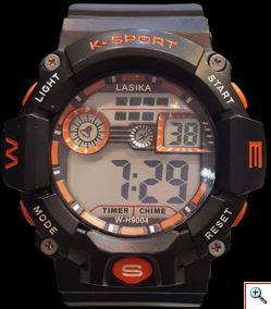 Ψηφιακό Σπορ Ρολόι K-SPORT Lasika 30m αδιάβροχο (3 ATM )με Χρονόμετρο & Φωτισμό