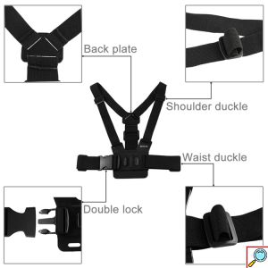 Ρυθμιζόμενος Ιμάντας Στήριξης Στήθους Puluz για GoPro Hero Κάμερες