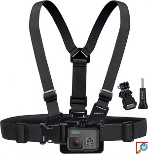 Ρυθμιζόμενος Ιμάντας Στήριξης Στήθους Puluz για GoPro Hero Κάμερες