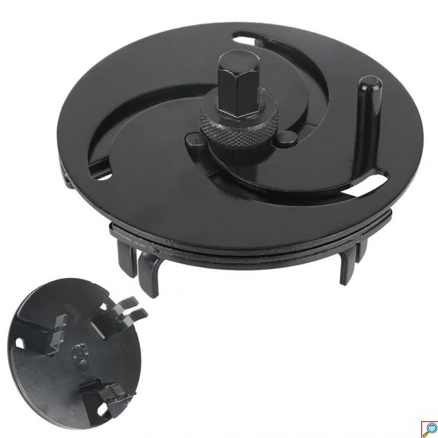 Ρυθμιζόμενο Κλειδί Τάπας Καυσίμου 100 έως 170 mm - Μαύρο