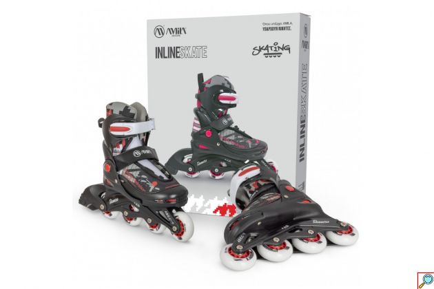 Ρυθμιζόμενα Πατίνια InlineSkate με Τροχούς PU & Ρουλεμάν ABEC-5 για Άνετη και Σταθερή Κύλιση - AMILA