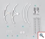 Οδηγός Ροής Αέρα 90cm Για Κλιματιστικά με Σχέδιο Flamingo - Air Condition Air Guide