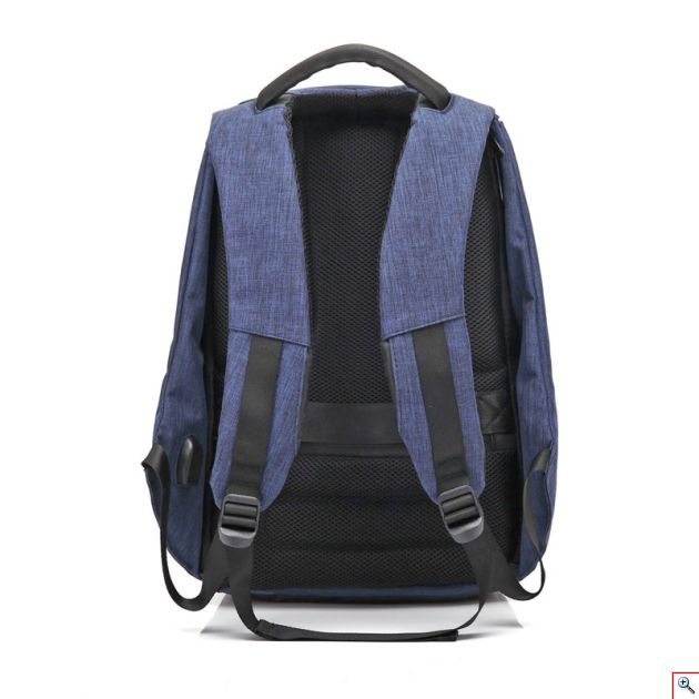 Αnti-theft backpack - Αντικλεπτικό Σακίδιο Πλάτης με Θύρα USB UNI-NB14 Navy Blue