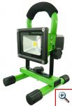Ισχυρός Επαναφορτιζόμενος Φορητός Προβολέας LED 10W - 900LM