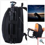 Puluz® Αδιάβροχο Επαγγελματικό Σακίδιο με Μαλακό Εσωτερικό Προστασίας Φωτογραφικής Μηχανής & Λάπτοπ - Σακίδιο Πλάτης Μαύρο