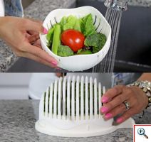 ​Μπωλ Εύκολης Κοπής Λαχανικών και Φρούτων - Salad Cutter Bowl