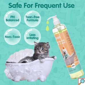 Σαμπουάν για Κουτάβια 500ml – για Σκύλους & Γάτες με Πρακτικό Dispenser