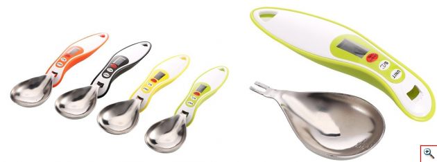 Ψηφιακή Ζυγαριά Κουτάλι 300g/0.1g - Multiple digital kitchen measuring spoon scale