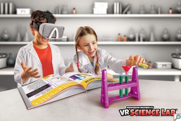 Science Lab VR Επιστημονικό Σετ Εικονικής Πραγματικότητας του Καθηγητή Maxwel με VR Γυαλία Ελληνική Ἑκδοση - Abacus Brands 
