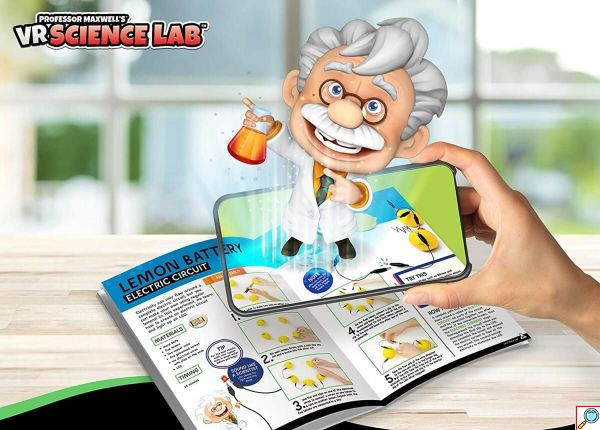 Science Lab VR Επιστημονικό Σετ Εικονικής Πραγματικότητας του Καθηγητή Maxwel με VR Γυαλία Ελληνική Ἑκδοση - Abacus Brands 