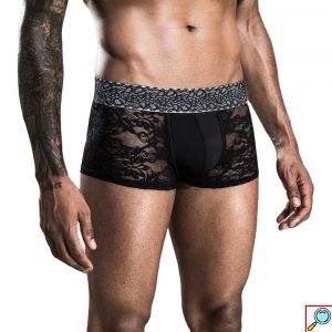 Σέξι Ανδρικό Εσώρουχο - Μποξεράκι με Floral Δαντέλα - Sexy Men's Boxer One Size