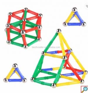 Σετ 103pcs Μαγνητικοί Ράβδοι & Μπίλιες Κατασκευών – Παιδικό Παιχνίδι Magnastix