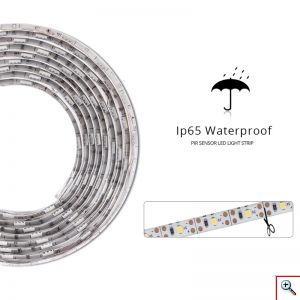 Σετ 2 Τεμαχίων Αυτοκόλλητες Ταινίες LED, 2x 120 cm, 2.8W με Αισθητήρες Κίνησης & Προγραμματισμό Χρόνου Απενεργοποίησης, 260 Lumens, OEM