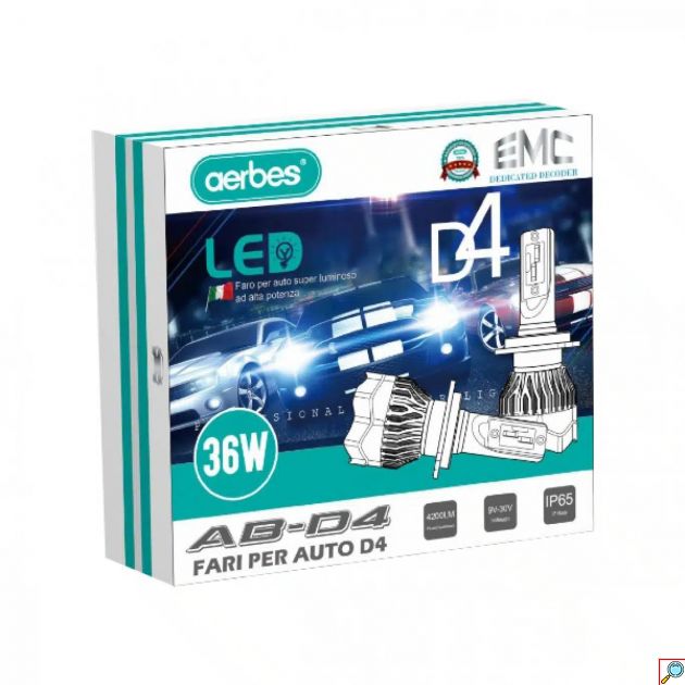 Σετ 2 Τεμάχια Led Λάμπες D4 Αυτοκινήτου SMD 36W H11 4200lm 