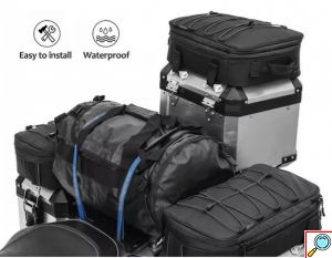 Σετ 3 Τεμαχίων Τσάντες Αποσκευών για BMW R1200GS - R1250GS LC Adventure - F750GS - F850GS – Αδιάβροχες, Επεκτάσιμες έως 20L, με Ανακλαστικά και Κάλυμμα