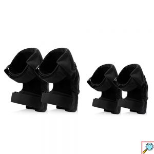 Σετ 4τμχ Προστατευτικές Επιγονατίδες & Επιαγκωνίδες Μηχανής Motowolf One Size-Μαύρο