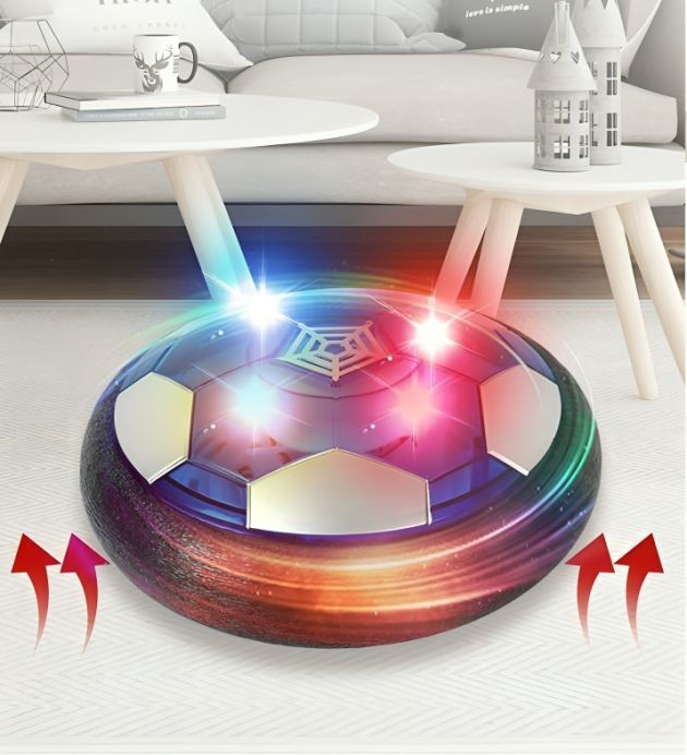 Σετ Αιωρούμενη Μπάλα Ποδοσφαίρου RGB LED με Τέρμα - Hover Soccer