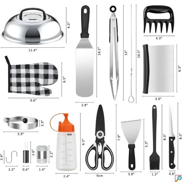 Σετ Εργαλείων BBQ σε Θήκη - 40 Τεμαχίων