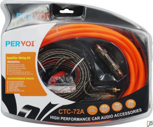 Σετ Καλωδίων Ενισχυτή Αυτοκινήτου εως 1000W Pervoi