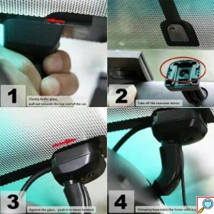 Σετ Καθρέπτης με Κάμερα DVR Αυτοκινήτου με Οθόνη TFT 4.3 inch & Κάμερα Οπισθοπορείας