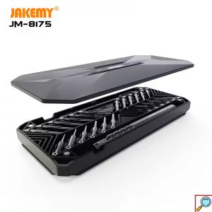 Σετ Κατσαβιδιών Ακριβείας 50 Τεμαχίων με Μαγνητική Λαβή & Σκληρή Θήκη - JAKEMY