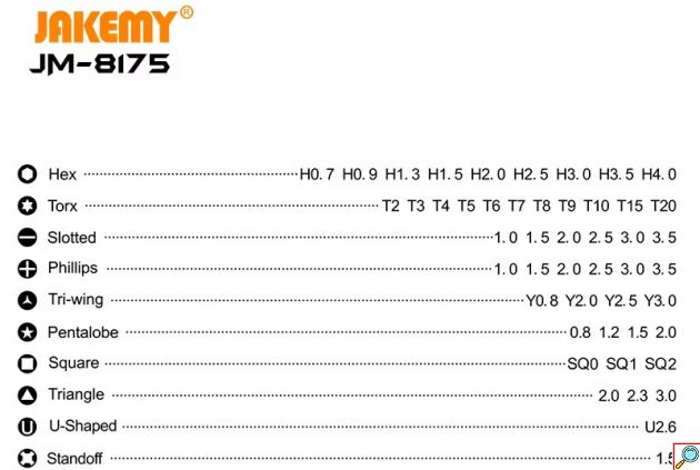 Σετ Κατσαβιδιών Ακριβείας 50 Τεμαχίων με Μαγνητική Λαβή & Σκληρή Θήκη - JAKEMY