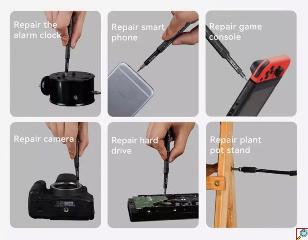 Σετ Κατσαβιδιών Ακριβείας 47 Τεμαχίων Jakemy με Κασετίνα CR-V 