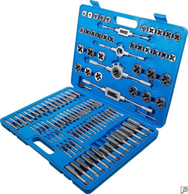 Σετ Κολαούζα και Φιλιέρες μα Μανέλα από Ατσάλι - 110 Τεμάχια σε Πλαστικό Βαλιτσάκι Μεταφοράς