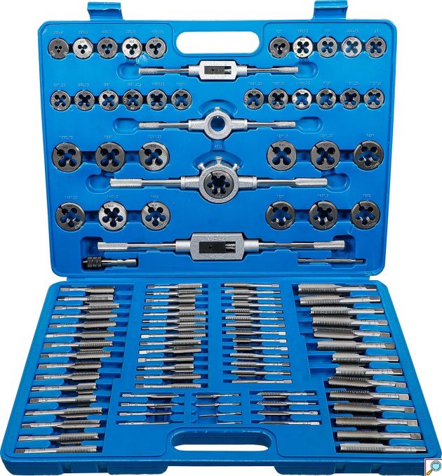 Σετ Κολαούζα και Φιλιέρες μα Μανέλα από Ατσάλι - 110 Τεμάχια σε Πλαστικό Βαλιτσάκι Μεταφοράς