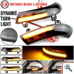 Σετ LED Ανταλλακτικά Φλας Καθρεπτών με Εφέ Κίνησης για VolksWagen Golf 5 / Golf 5 plus / Jetta / Passat (2001-2011), 2 τεμ. OEM