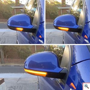 Σετ LED Ανταλλακτικά Φλας Καθρεπτών με Εφέ Κίνησης για VolksWagen Golf 5 / Golf 5 plus / Jetta / Passat (2001-2011), 2 τεμ. OEM