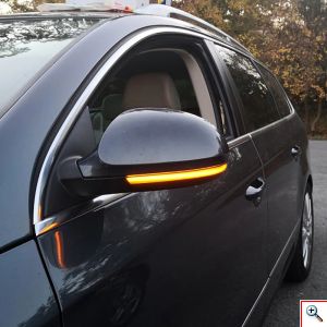 Σετ LED Ανταλλακτικά Φλας Καθρεπτών με Εφέ Κίνησης για VolksWagen Golf 5 / Golf 5 plus / Jetta / Passat (2001-2011), 2 τεμ. OEM