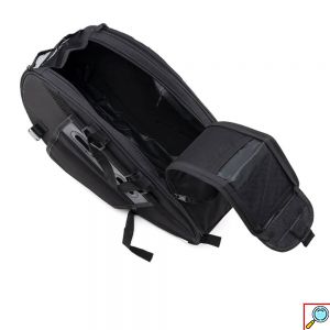 Σετ 2 Universal Επεκτεινόμενα Σαμάρια - Πλαϊνές Βαλίτσες Μηχανής / Μοτοσυκλέτας 36 - 58L με Αδιάβροχο Κάλυμμα - 600D Oxford Fiber Μαύρο