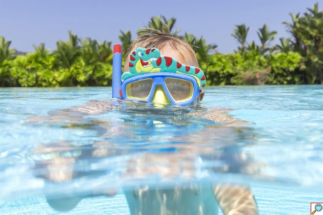 Σετ Παιδική Μάσκα με Αναπνευστήρα - Με Αντιθαμβωτικούς Φακούς & Προστασία UV - Bestway AquaPals
