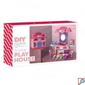 Παιδικό Παιχνίδι Σετ Σπίτι-Δωμάτιο Μακιγιάζ
