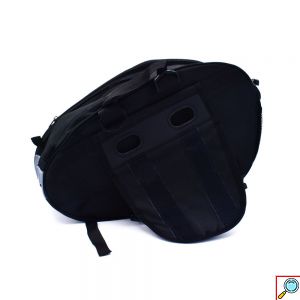 Σετ 2 Universal Επεκτεινόμενα Σαμάρια - Πλαϊνές Βαλίτσες Μηχανής / Μοτοσυκλέτας 36 - 58L με Αδιάβροχο Κάλυμμα - 600D Oxford Fiber Μαύρο