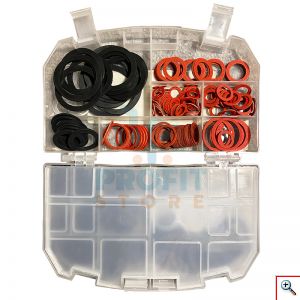 Σετ Συνθετικές Ροδέλες & O-RING Πολλαπλών Χρήσεων, 382 τχ, με Θήκη Μεταφοράς - Αποθήκευσης, Ιδανικό για Ερασιτέχνες & Επαγγελματίες