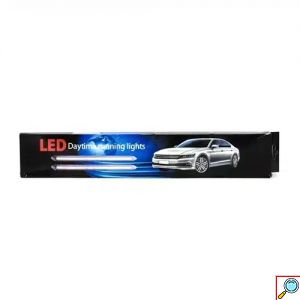 Σετ Universal LED Φώτα Ημέρας και Βηματικά Φλάς Αυτοκινήτου 16cm 2τμχ