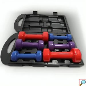Σετ Βαράκια Διαφόρων Μεγεθών - 2x 1Kg, 2x 1.5Kg, 2x 2.5Kg - Με Βαλιτσάκι Μεταφοράς