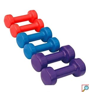 Σετ Βαράκια Διαφόρων Μεγεθών - 2x 1Kg, 2x 1.5Kg, 2x 2.5Kg - Με Βαλιτσάκι Μεταφοράς