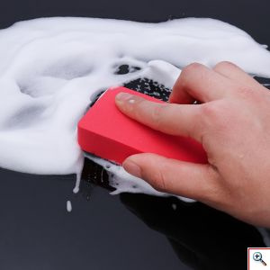 SPTA® Σφουγγάρι Πλυσίματος Αυτοκινήτου & Μηχανής με Διπλή Επιφάνεια Καθαρισμού - Κόκκινο