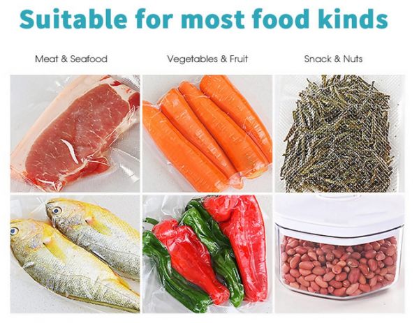 Επαγγελματική Επαναφορτιζόμενη Συσκευή Αεροστεγούς Σφραγίσματος Τροφίμων - Vacuum Food Sealer XinBaoLong